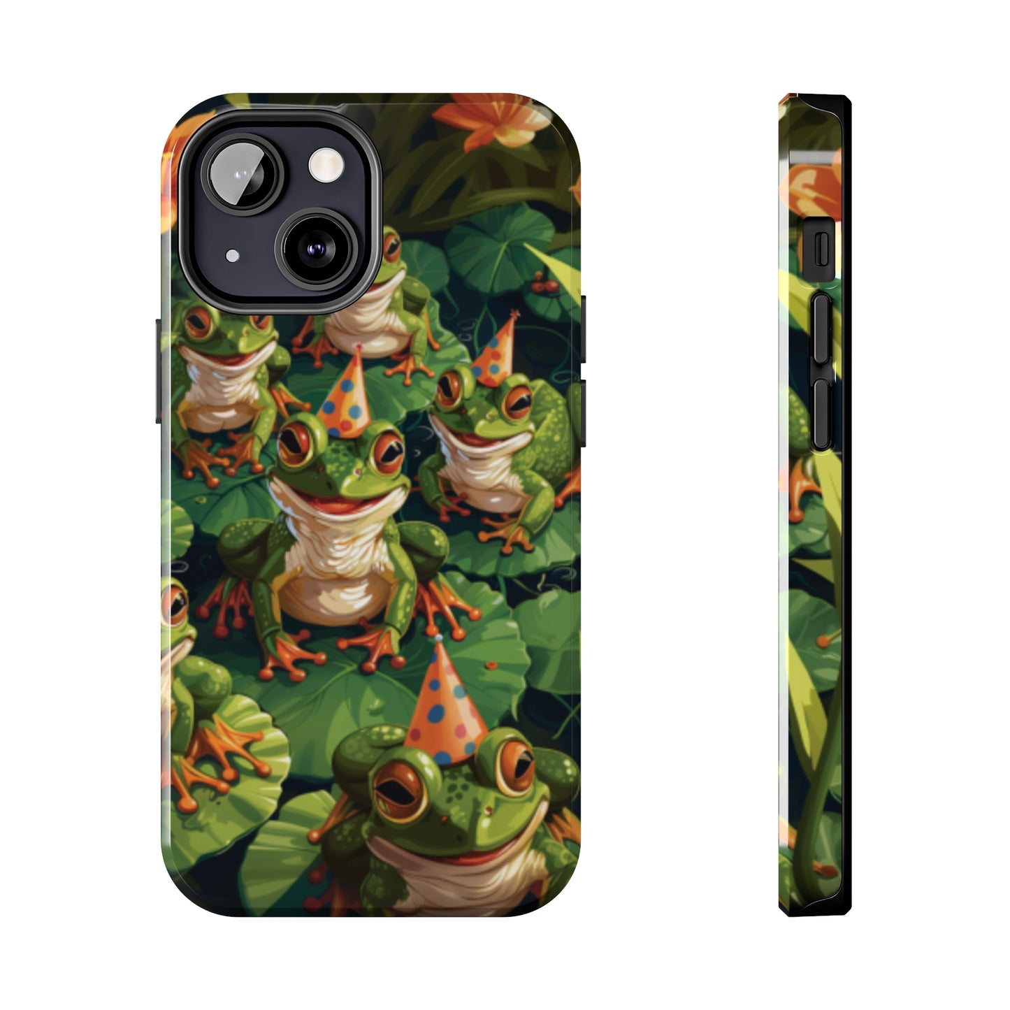 Frog Party Tough iPhone Case - Ruppy's Creations