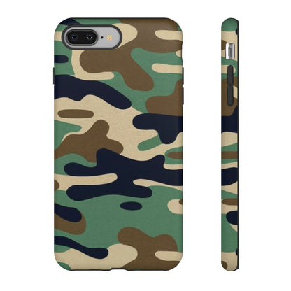 Camouflage Tough Phone Case for I phone, Samsung Galaxy and Google Pixel