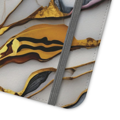 Golden Marble Folio Case