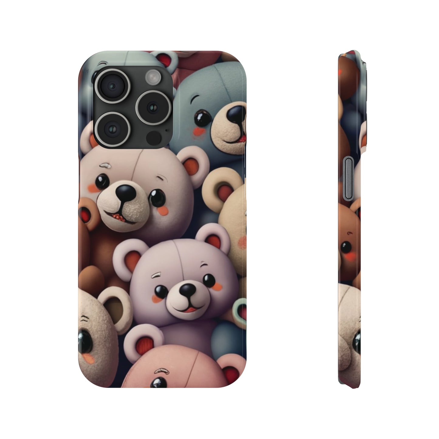 Teddy Bears I phone Slim Phone Cases