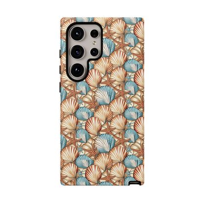 Starfish and Seashells Tough Cell Phone Case - Ruppy's Creations