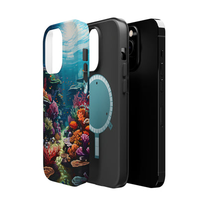 Coral Reef MagSafe Tough Case For I-Phone