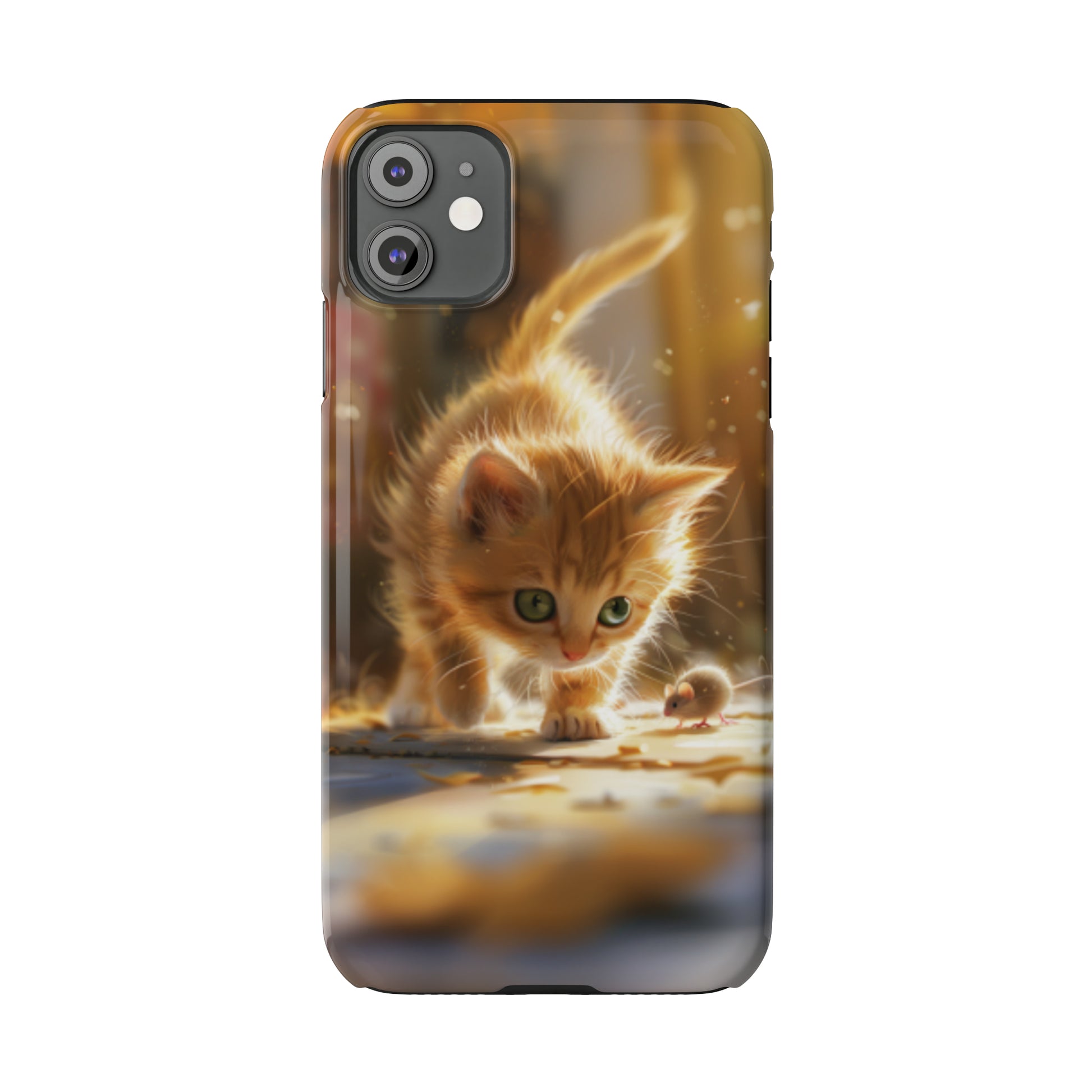 Cat & Mouse Slim iPhone Case - Ruppy's Creations