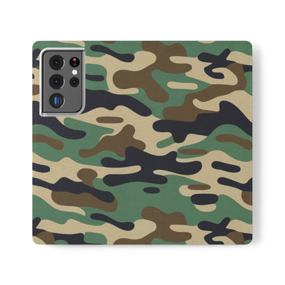 Camouflage Folio Phone Case