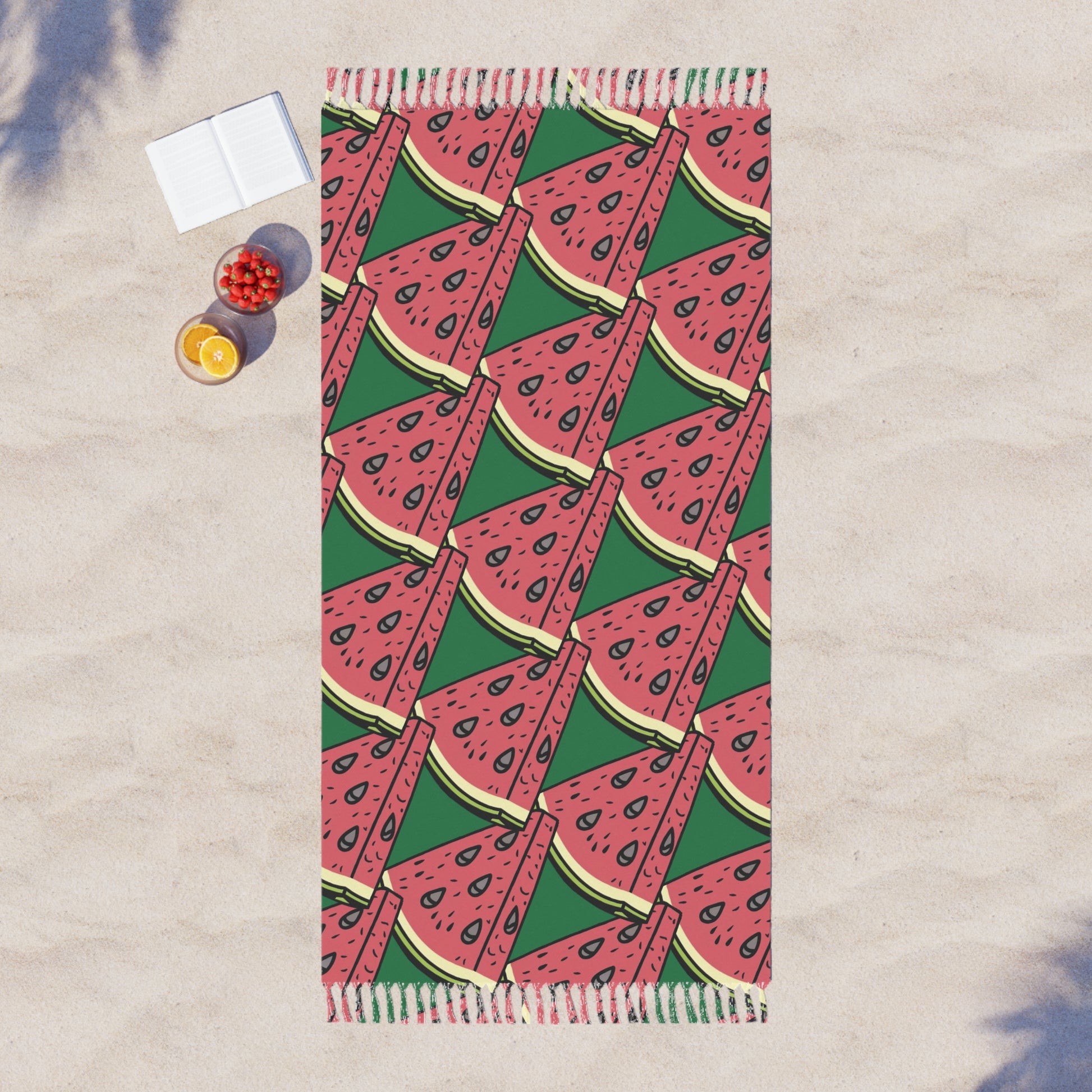 watermelon sunbathing blanket