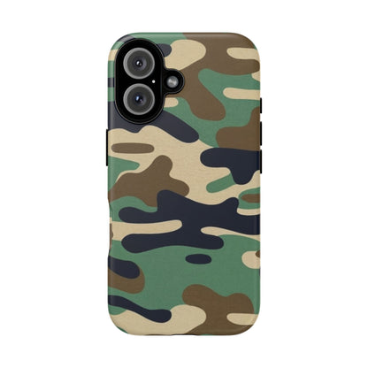 Camouflage Tough Phone Case for I phone, Samsung Galaxy and Google Pixel