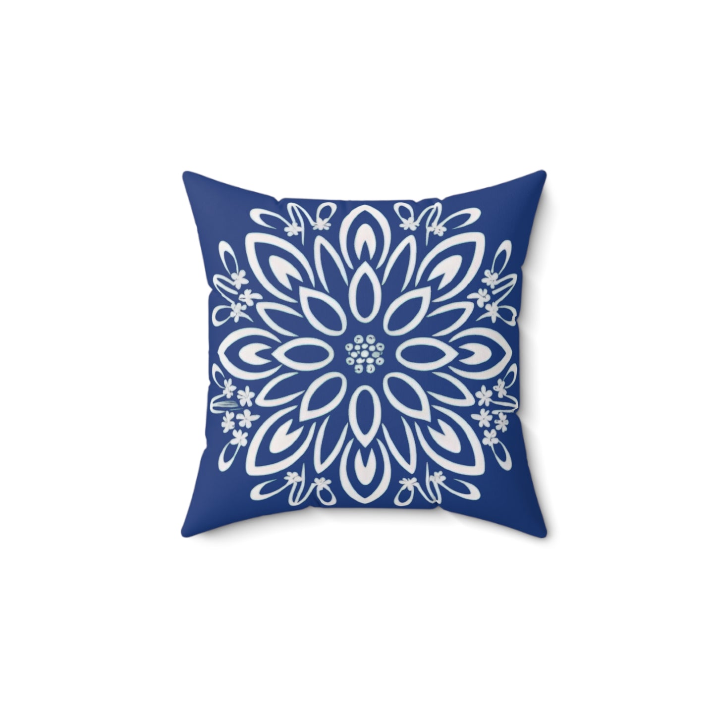 Floral Dreams Spun Polyester Square Pillow