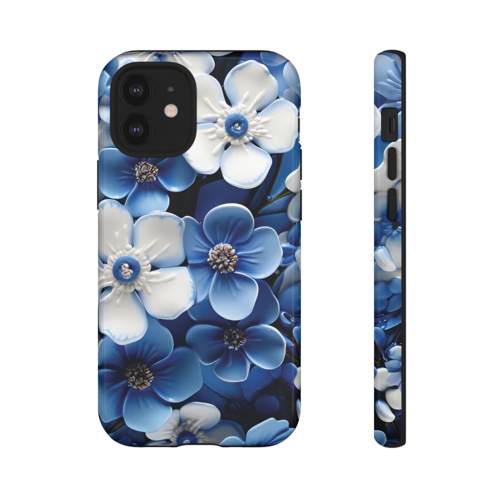 Forget - me - not Tough Cell Phone Case - Ruppy's Creations