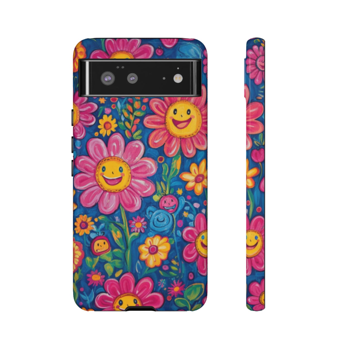 Cheerful Floral Tough Cell Phone Case - Ruppy's Creations