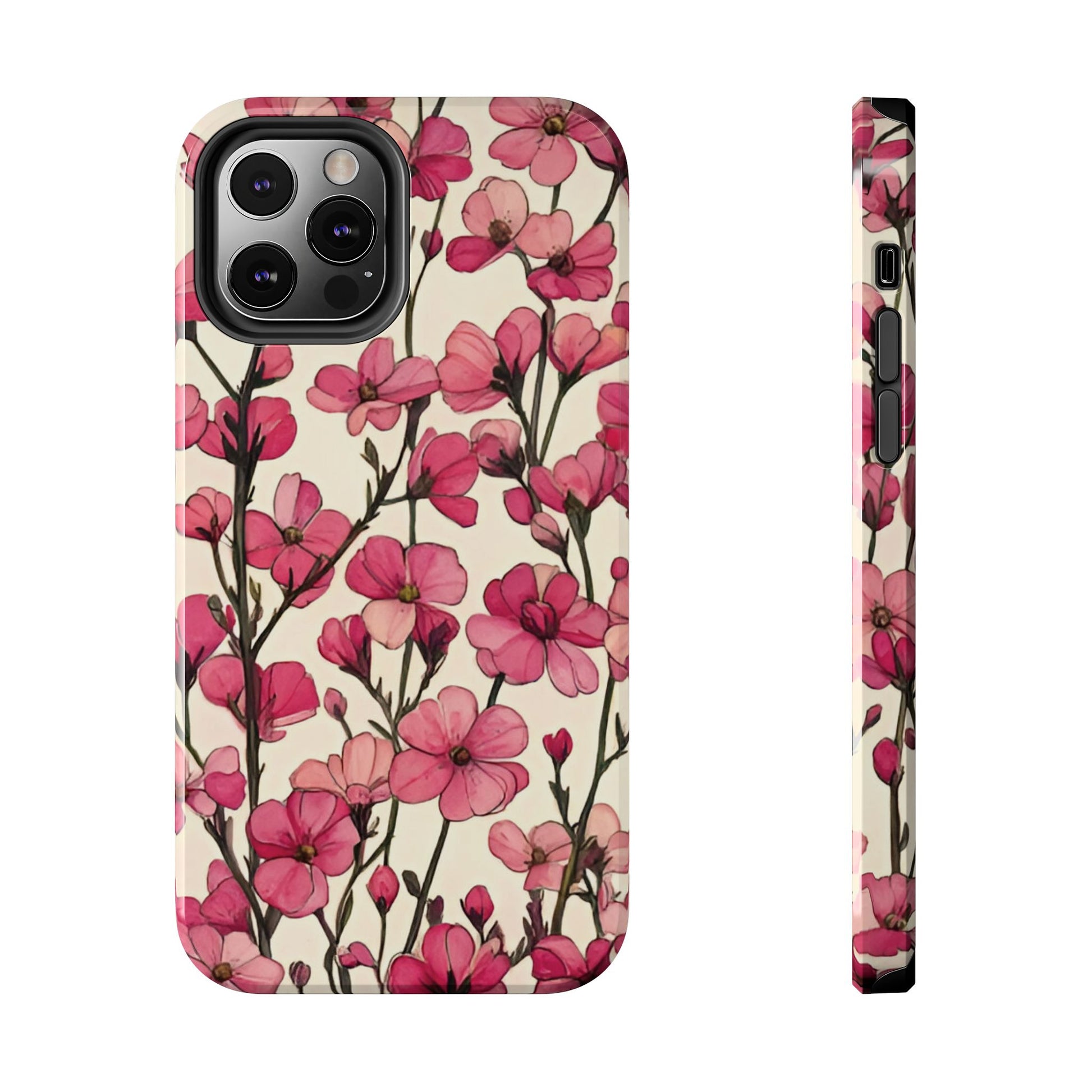 Pink Blossoms Tough Phone Case for iphone & Samsung - Ruppy's Creations