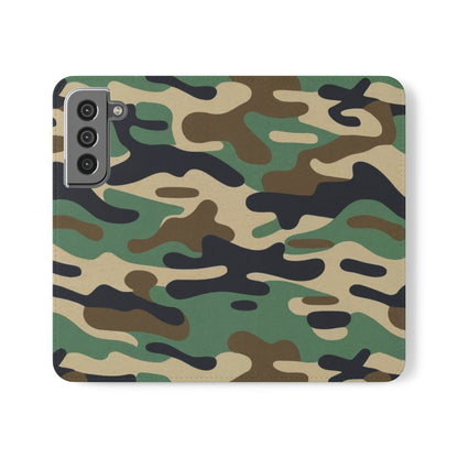 Camouflage Folio Phone Case