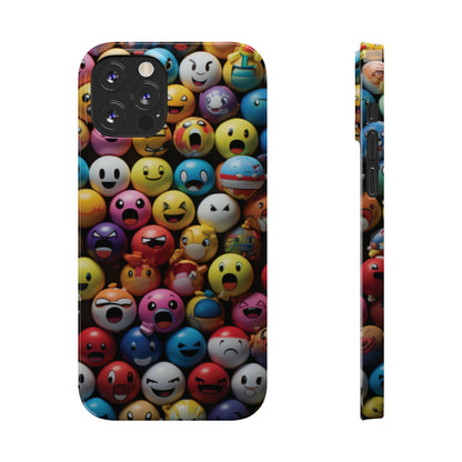 Emoji fun Slim Phone Cases