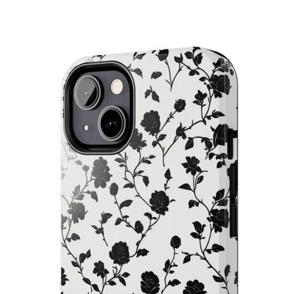 Black Rose Tough Phone Case For iphone & Samsung - Ruppy's Creations