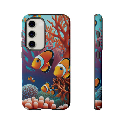 Coral Reef Cell Phone Tough Cases For I Phone, Samsung Galaxy and Google Pixel - Ruppy's Creations