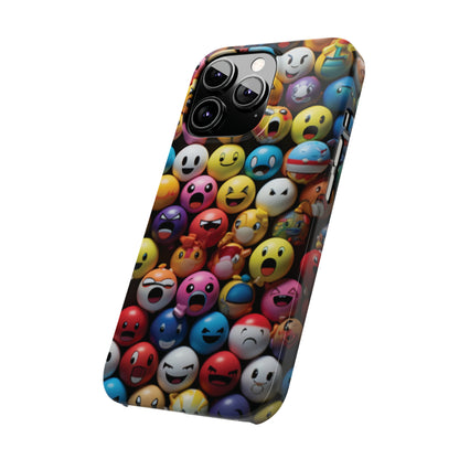 Emoji fun Slim Phone Cases