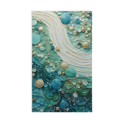 Seafoam Bubbles Hand Towel