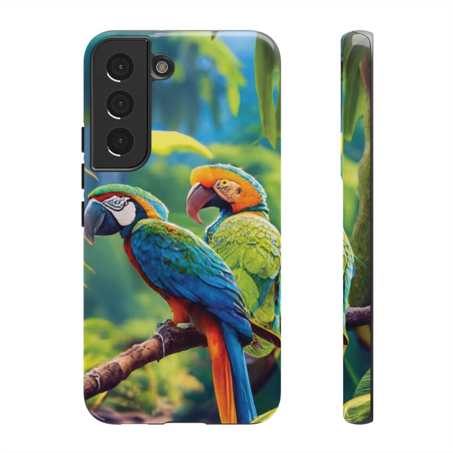 Tropical Birds Tough Cell Phone Cases - Ruppy's Creations