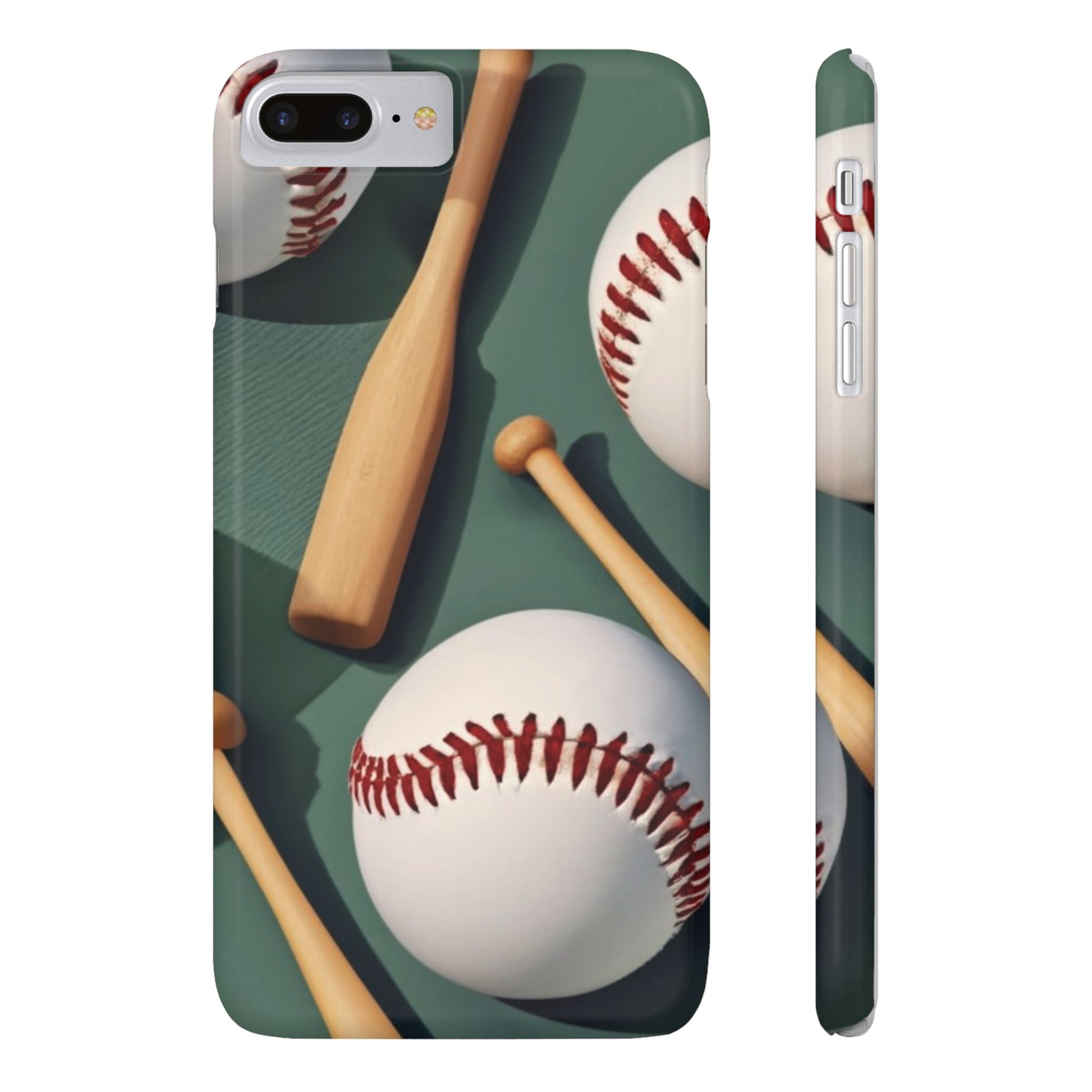 Baseball Fan I phone Slim Phone Cases - Ruppy's Creations