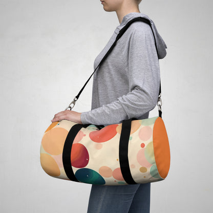 Circles in Pastel Duffel Bag