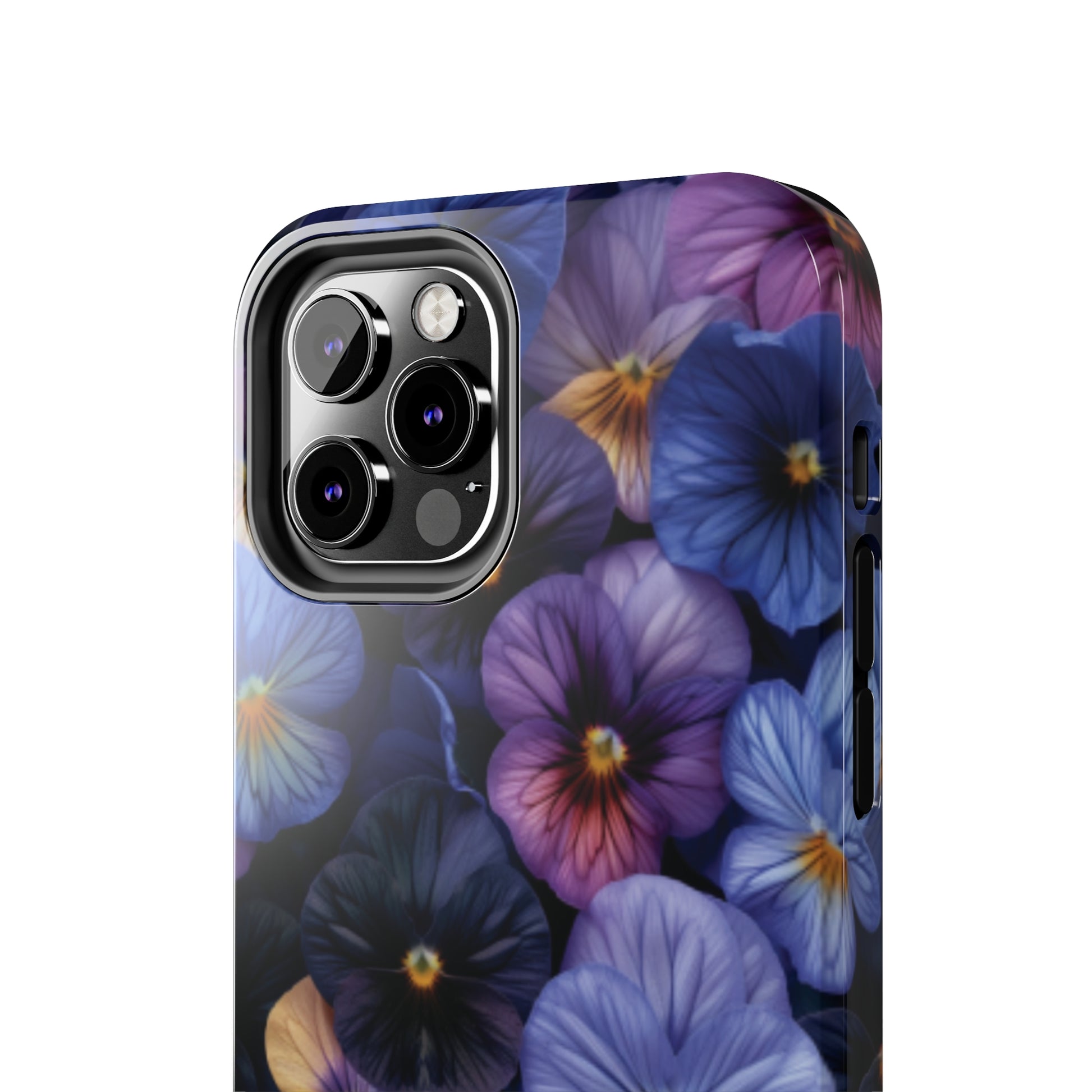 Pansy Flowers Tough iPhone Case - Ruppy's Creations