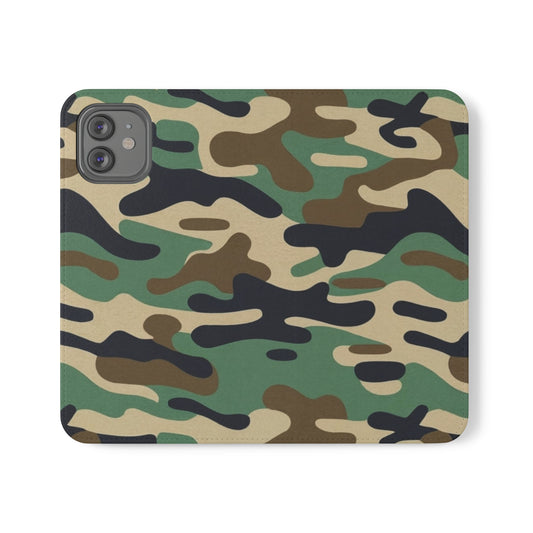 camo cell phone case and wallet in one