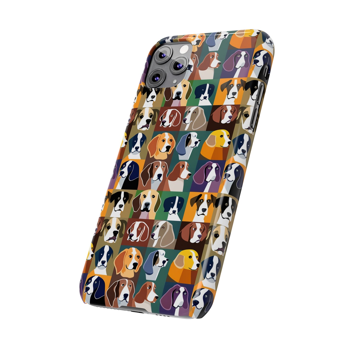 Dog Lovers Print Slim I Phone Case