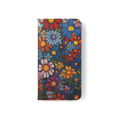 Hippie Floral Folio Case - Ruppy's Creations