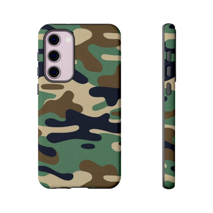 Camouflage Tough Phone Case for I phone, Samsung Galaxy and Google Pixel