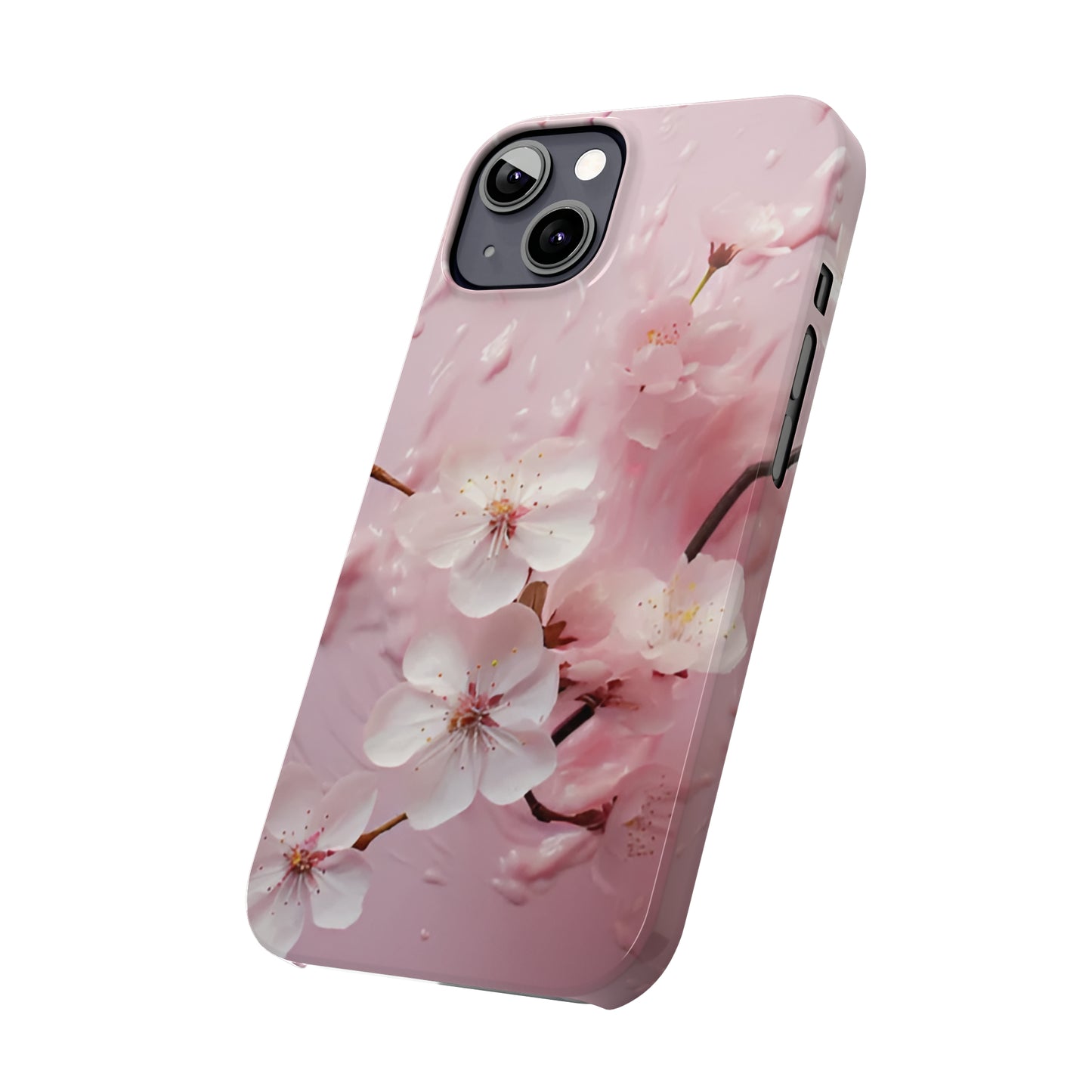 Cherry Blossom Slim Phone Case For I-PHone