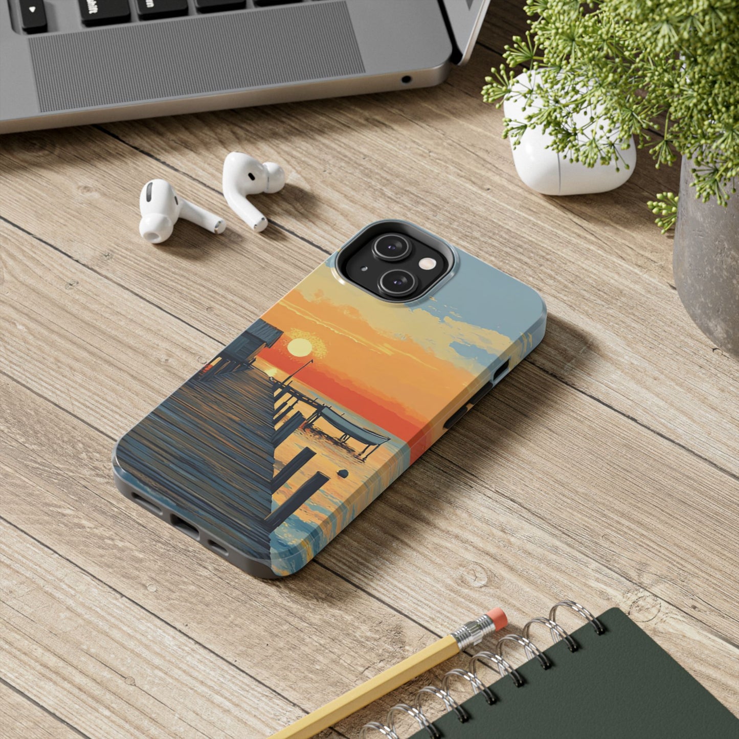 Coastal Sunrise Tough Phone Case For iphone & Samsung Galaxy - Ruppy's Creations