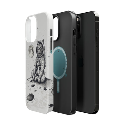 Space Cat MagSafe Tough iPhone Case - Ruppy's Creations