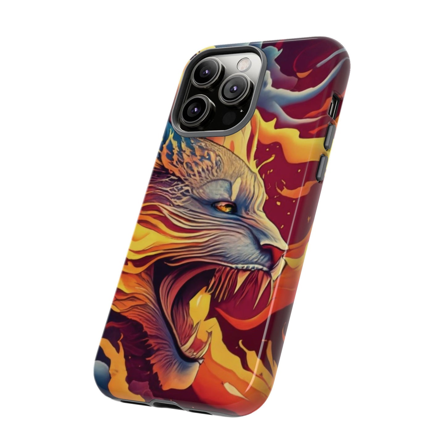 Blazing Beast Cell Phone Tough Case for I Phone, Samsung and Google Pixel