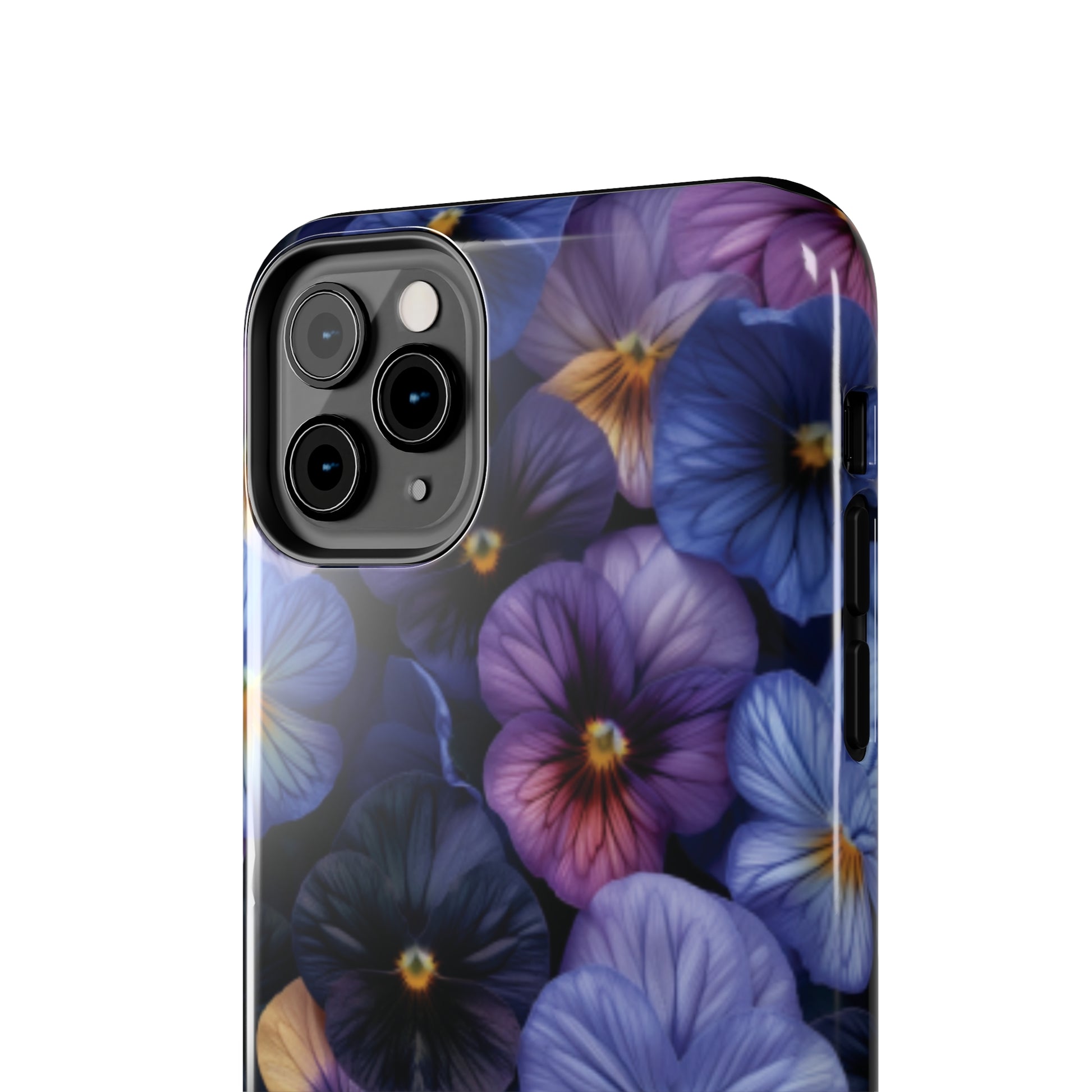 Pansy Flowers Tough iPhone Case - Ruppy's Creations