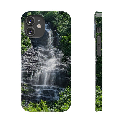 I Phone Waterfall Print Slim Phone Case