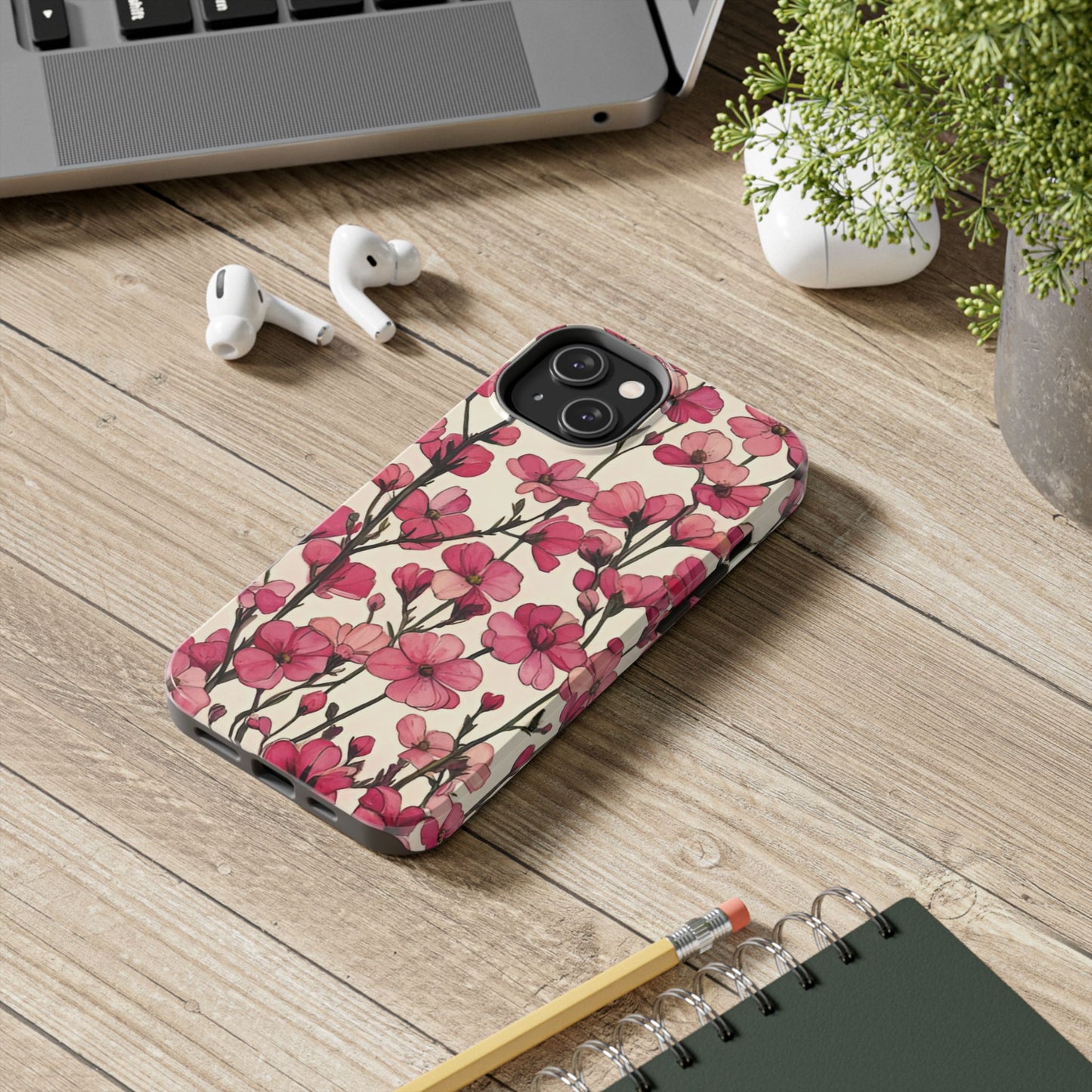 Pink Blossoms Tough Phone Case for iphone & Samsung - Ruppy's Creations