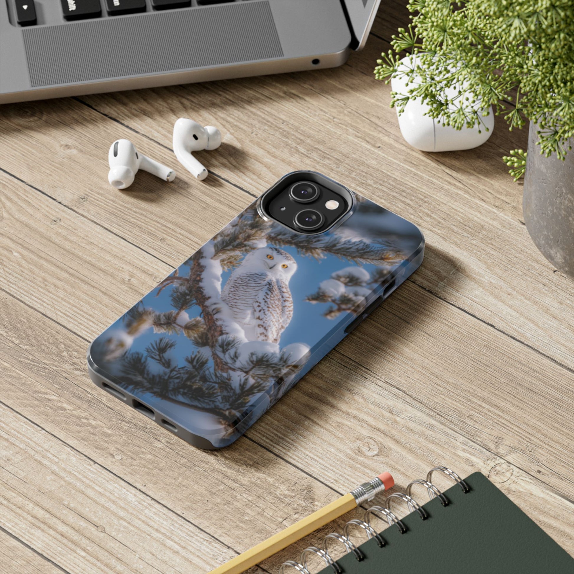 Snowy Owl Tough Phone Case for iphone & Samsung - Ruppy's Creations