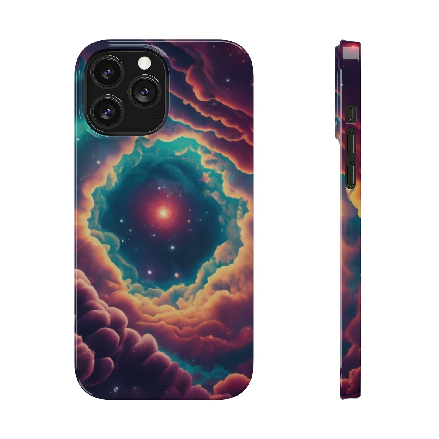 Space Nebula Slim Phone Case For I-phone