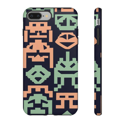 Vintage Video Space Game Graphics Tough Cell Phone Case - Ruppy's Creations