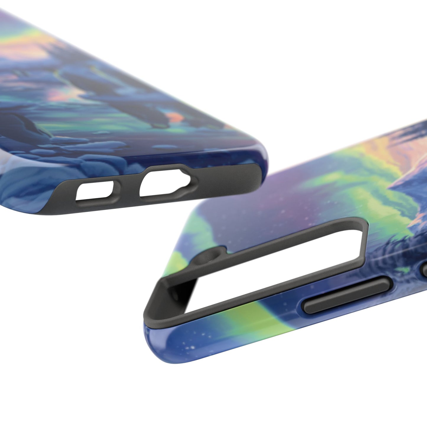 Arctic Glow Tough Phone Case for iphone & Samsung - Ruppy's Creations