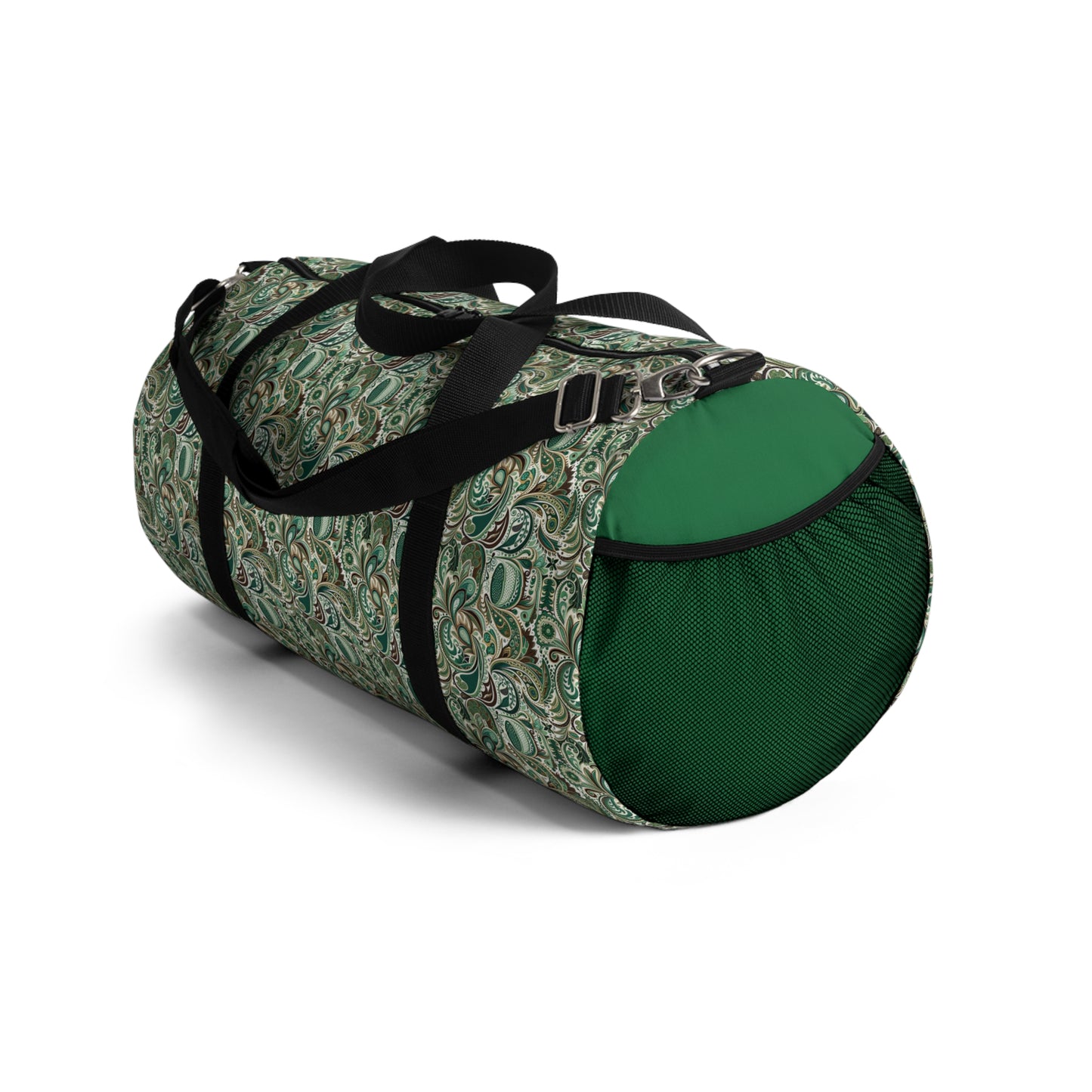 Green Paisley Duffel Bag