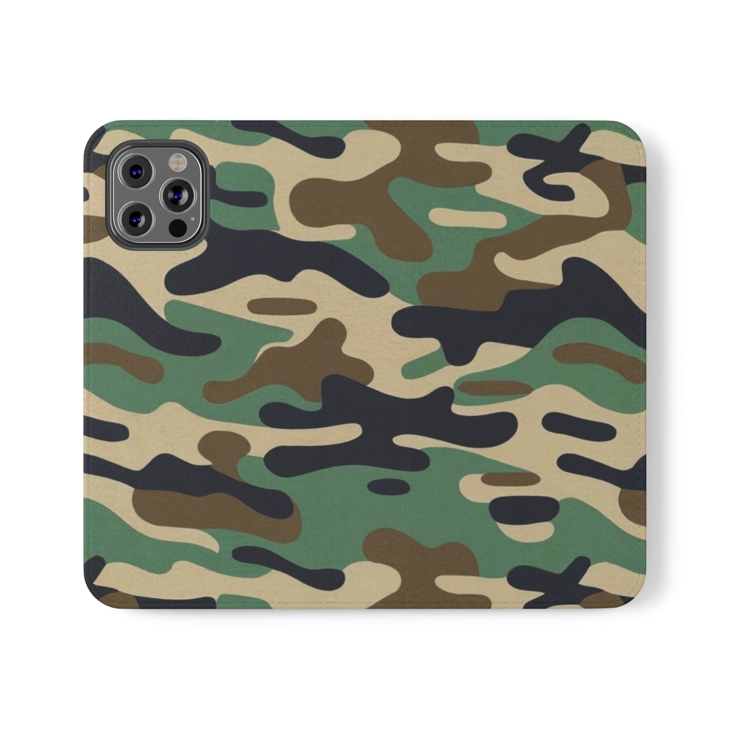 Camouflage Folio Phone Case