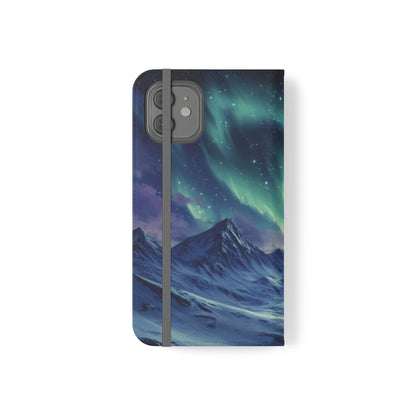 Winter Aurora Folio Phone Case - Ruppy's Creations