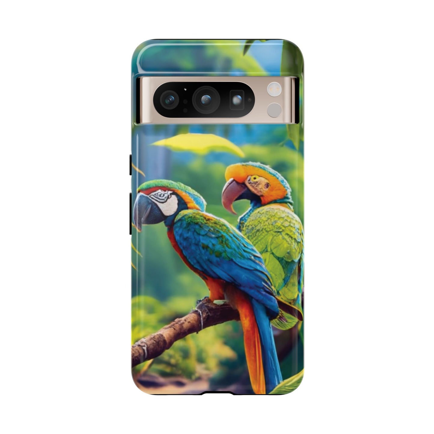 Tropical Birds Tough Cell Phone Cases - Ruppy's Creations