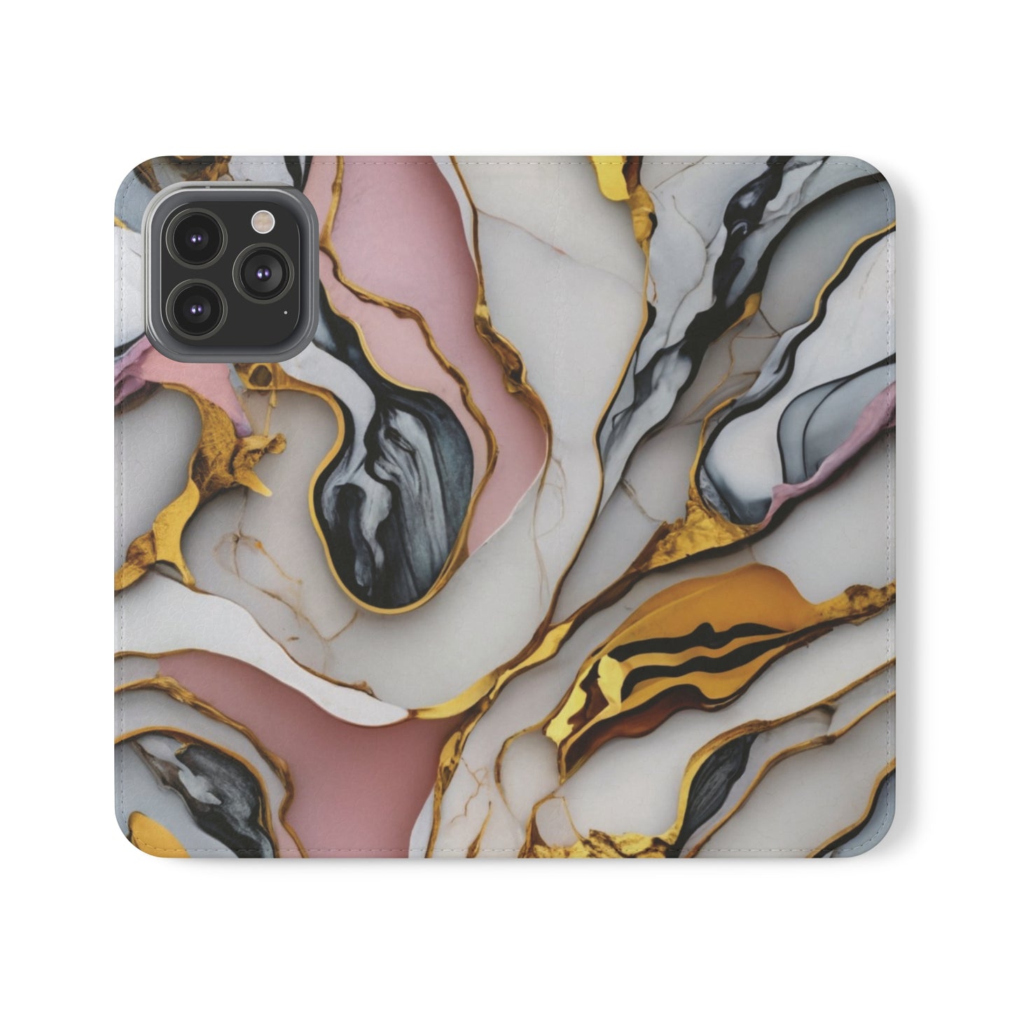 Golden Marble Folio Case