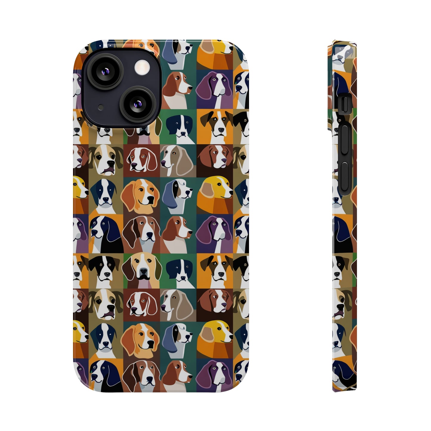 Dog Lovers Print Slim I Phone Case