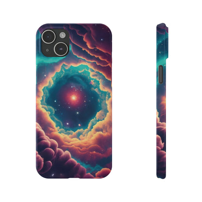 Space Nebula Slim Phone Case For I-phone