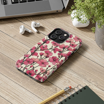 Pink Blossoms Tough Phone Case for iphone & Samsung - Ruppy's Creations