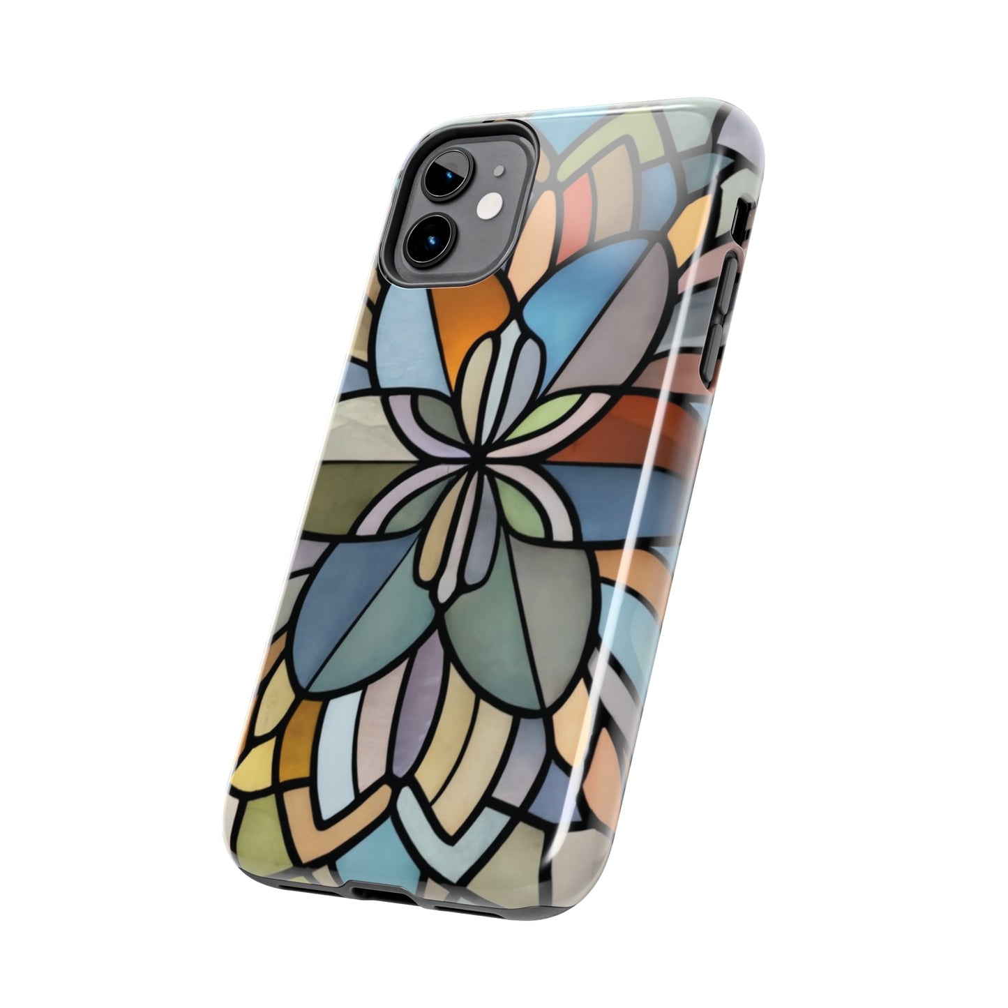 Stained Glass Look Tough Phone Case For I-Phone