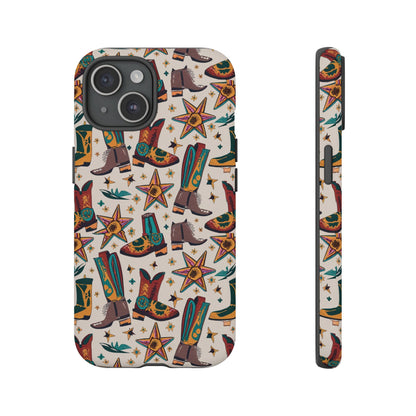 Cowboy Boots I Phone, Samsung, Google Pixel Tough Case - Ruppy's Creations