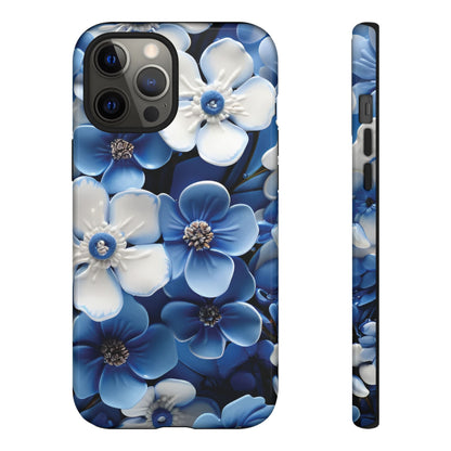 Forget - me - not Tough Cell Phone Case - Ruppy's Creations